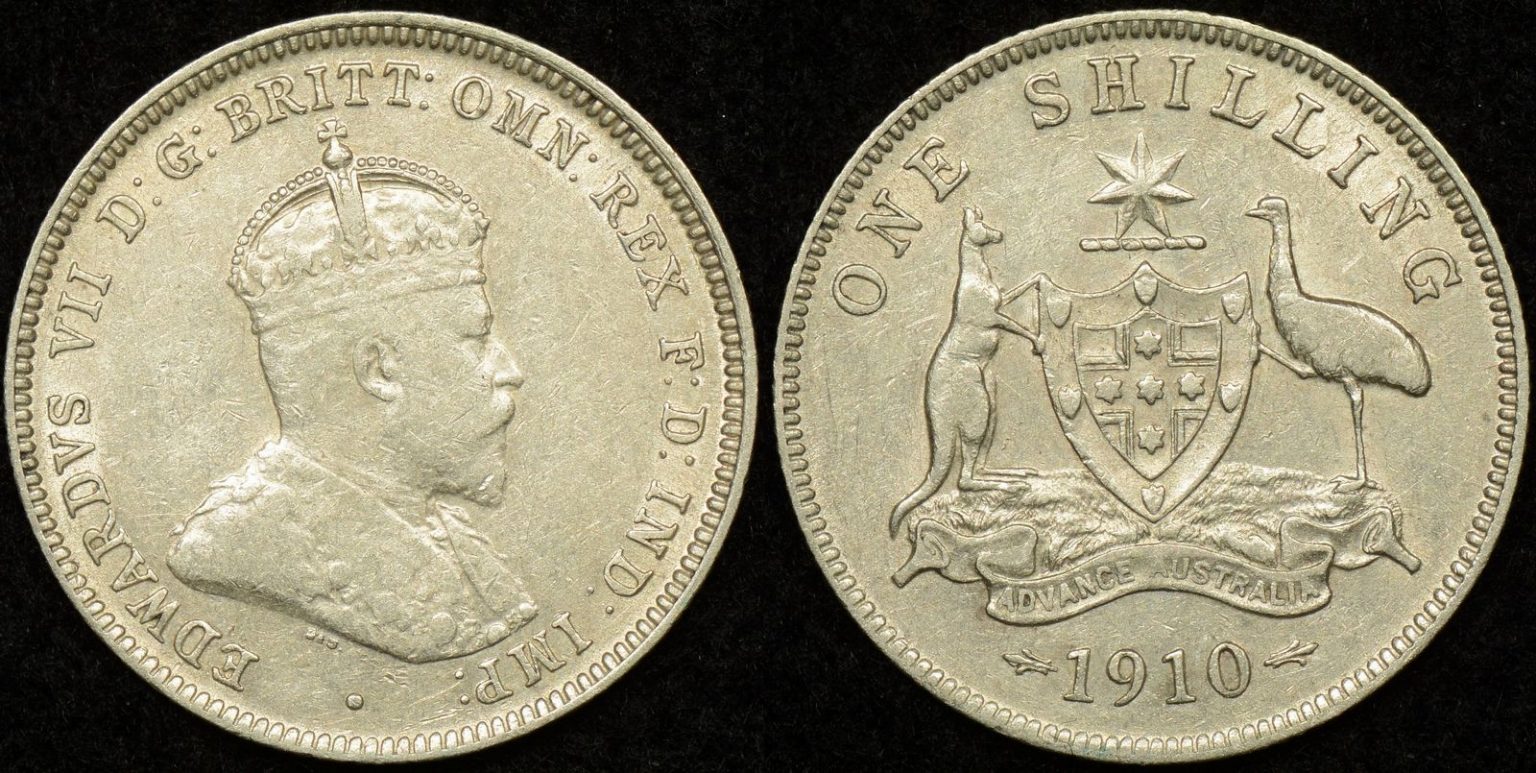 Australia Shilling Very Fine The Purple Penny