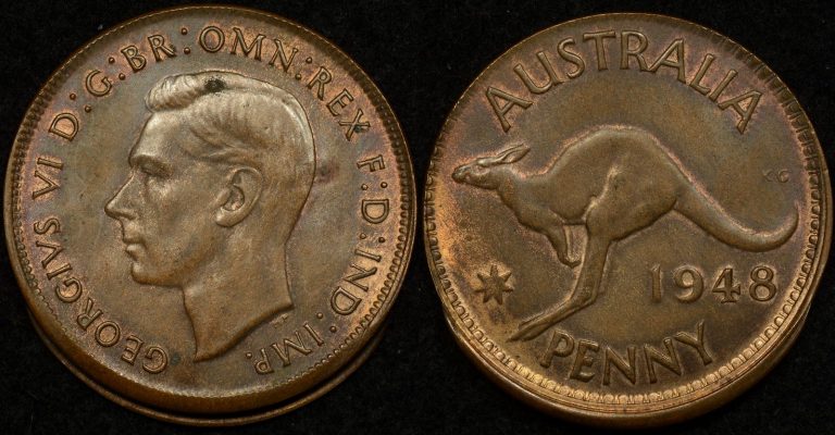 Australia Penny Partial Collar Ramstrike Error Almost