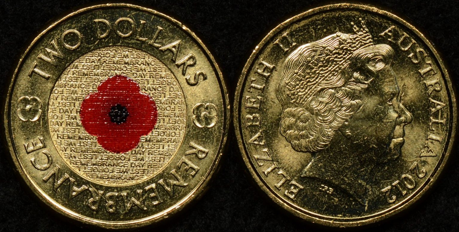 Australia Red Poppy Uncirculated The Purple Penny