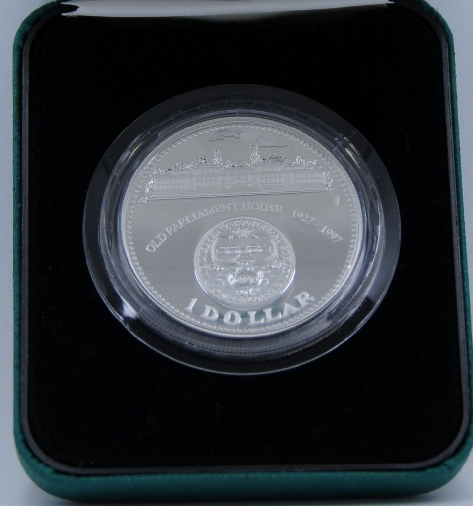 Australia 1997 Old Parliament House Dollar 1oz .999 Silver Proof - The ...