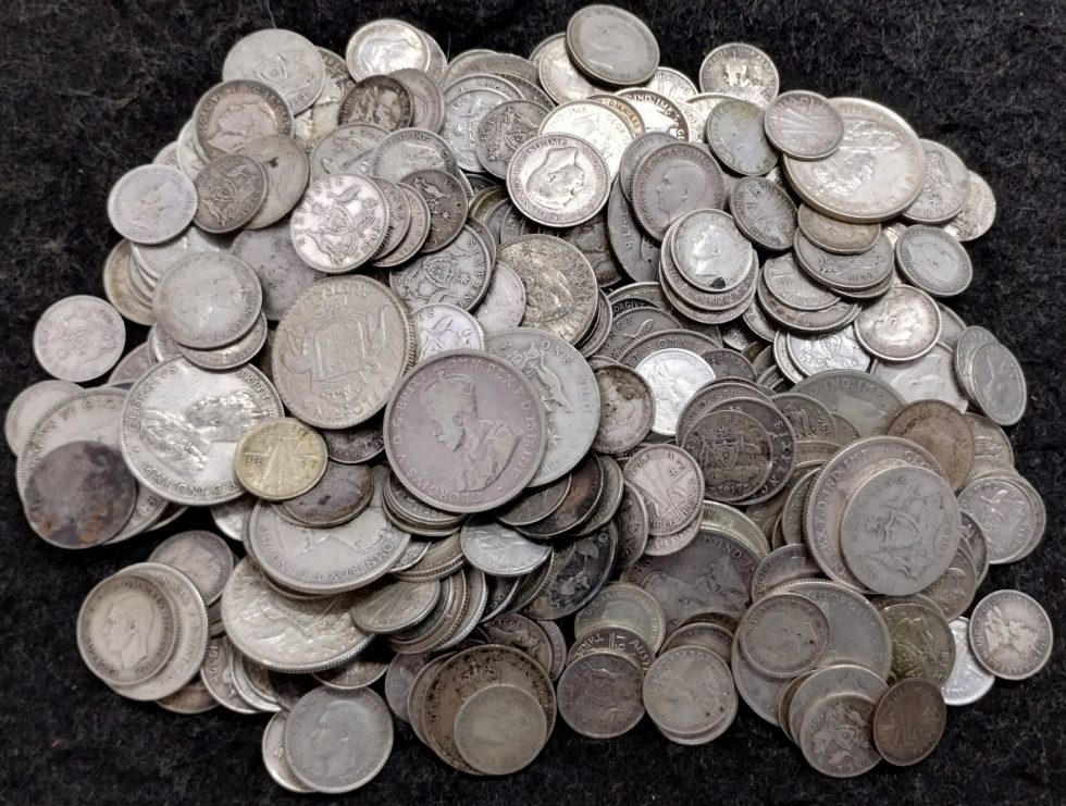 One Kilogram of Bulk Australian Pre-Decimal 92.5% Silver Coins - The ...